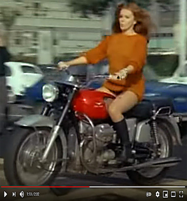 Ann margret deals moto guzzi